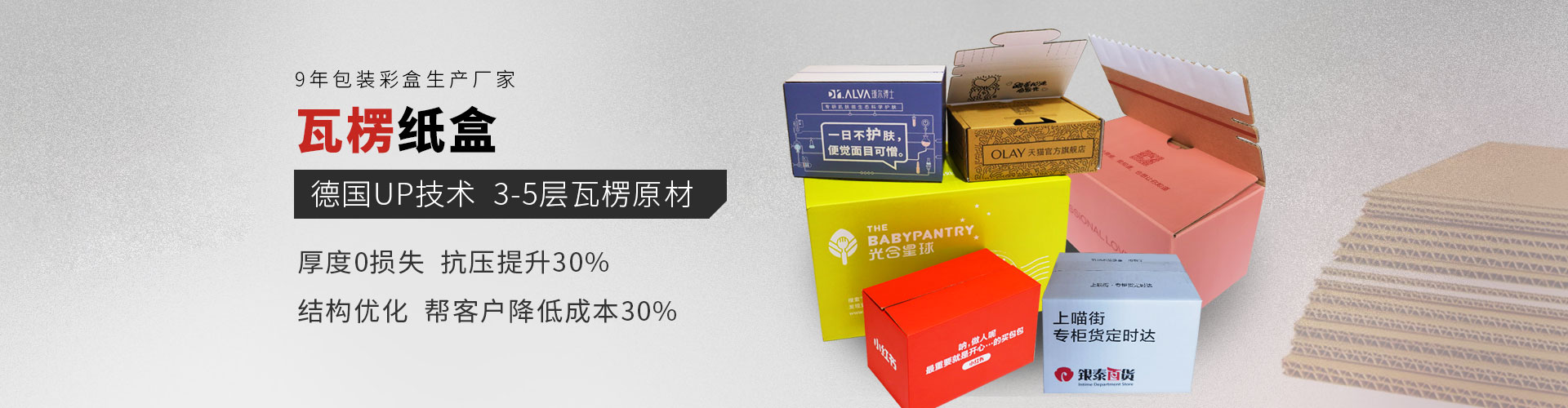 瓦楞包装盒